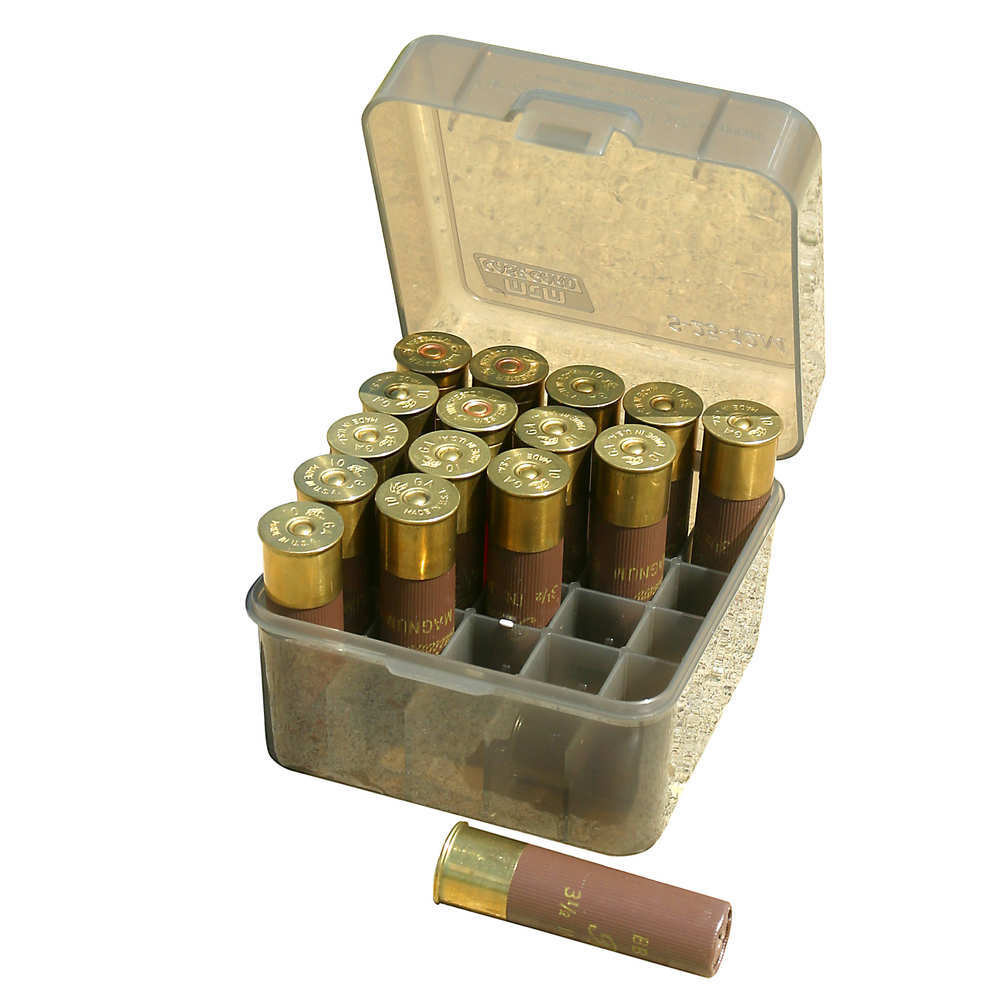 Misc. Accessories MTM Case Gard 10/12 Gauge MTM S2512M41    3.5IN  25RD SHOTSHELL CS    CLRSMK • Model: 10/12 Gauge